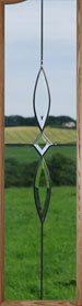 decorative glass door panel - tt13